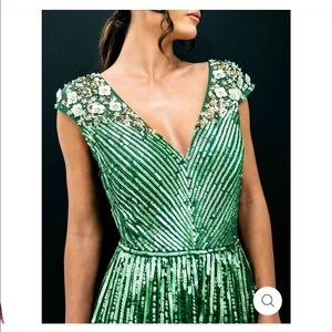 COPY - Embellished Rich Green Gown